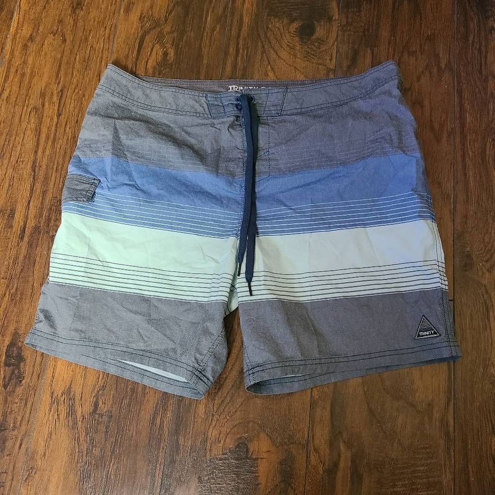 Trinity Striped Board Shorts  